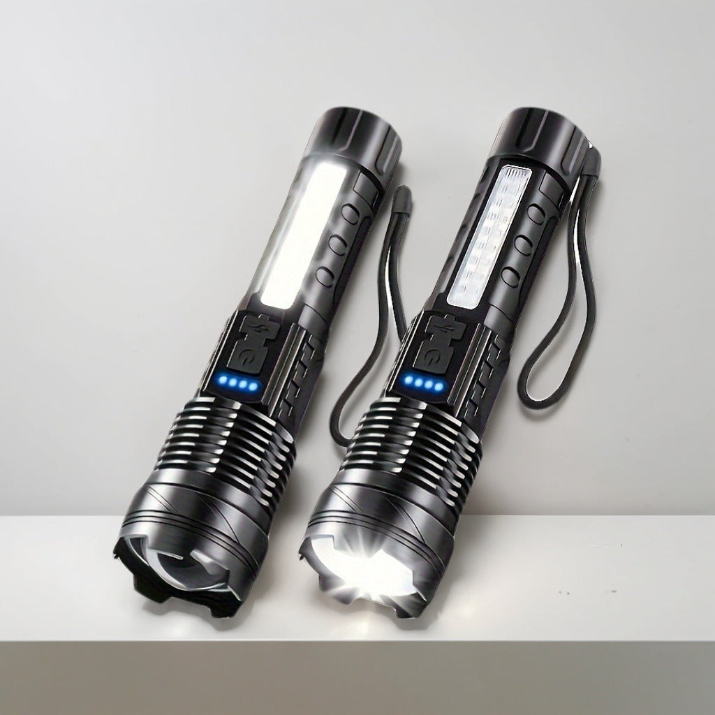Two Pieces Of A76 Flashlights Can Handle All Situations Of Outdoor Exploration A