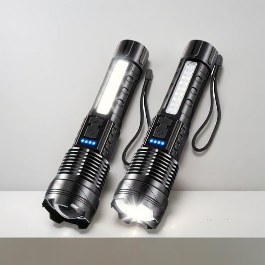 Two Pieces Of A76 Flashlights Can Handle All Situations Of Outdoor Exploration A