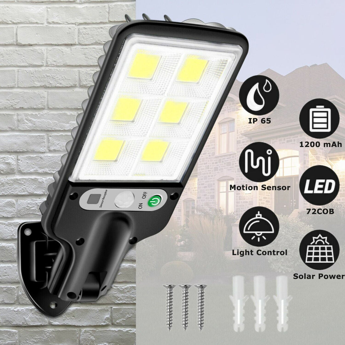 Luz nocturna LED con sensor de movimiento