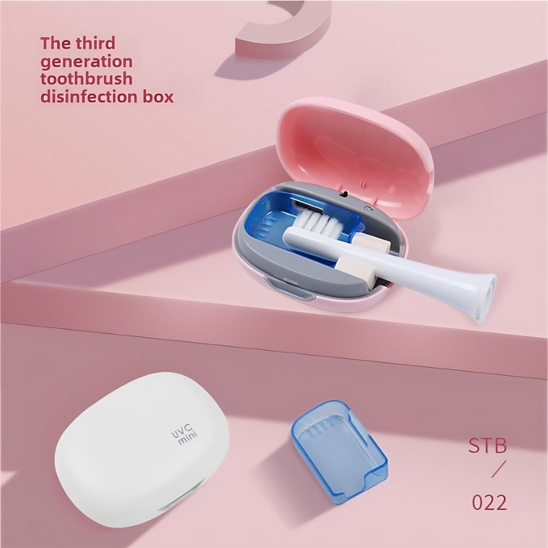 The White Toothbrush Sterilization Box Can Sterilize Effectively To Protect Your